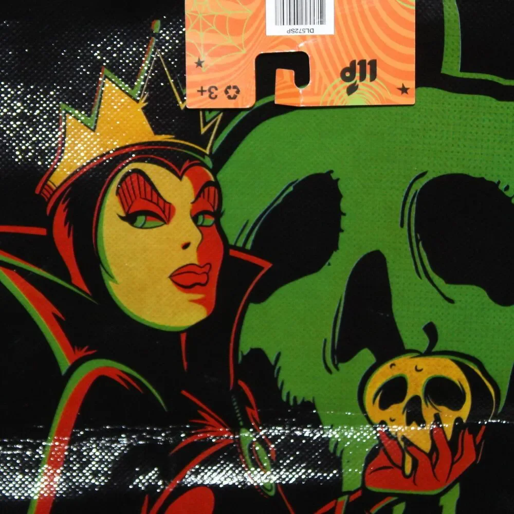 Disney Tote Bag Queen Of Halloween black orange Wicked Evil Queen NEW